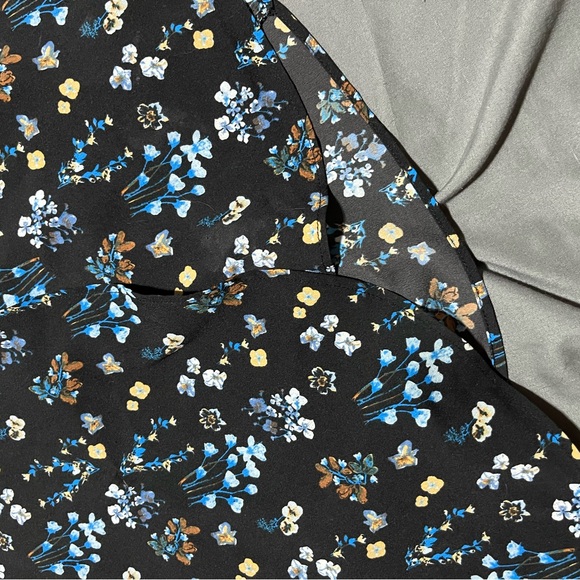 Blue skirt with drawstring - Picture 2 of 2